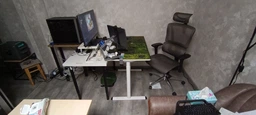 Стіл з електро-регулюванням висоти RZTK eDesk Basic 2 1000 х 600 мм Black фото від покупців 14