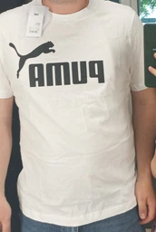 Футболка хлопковая длинная мужская Puma Ess No. 1 Logo Tee 68253216 S New Navy с принтом (4067983296871) фото от покупателей 1