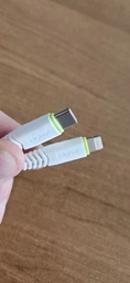 Кабель Intaleo CBFLEXTL1 Type-C to Lightning 1.2 м 20 Вт Белый (1283126504099) фото от покупателей 2