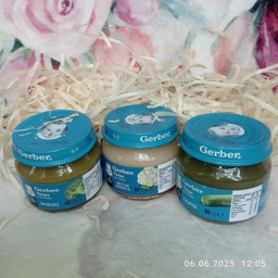 Упаковка пюре гомогенизированного овощного Gerber Кабачок для детей с 6 месяцев 80 г х 6 шт (7613287348043) фото от покупателей 14