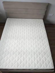 Двуспальная кровать RidneTut Edison Premium 160х200 см с подъемным механизмом Lili 18 Какао (334100132-18160)