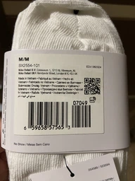 Набор мужских носков коротких хлопковых Nike Value No Show SX2554-901 42-46 (L) 3 пары Белый/Серый/Черный (659658576919) фото от покупателей 2