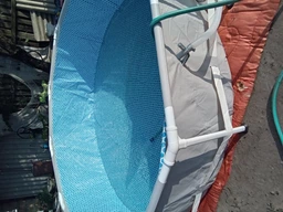 Басейн круглий каркасний Intex з фільтр-насосом 305x76 см на 4485 л сірий (26702) фото від покупців 3