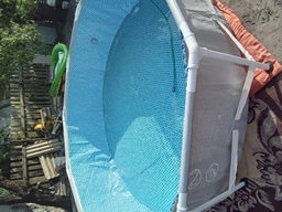 Басейн круглий каркасний Intex з фільтр-насосом 305x76 см на 4485 л сірий (26702) фото від покупців 2