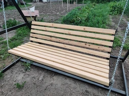 Лавочный скамеечный брус деревянный 35*60*2000 мм, ель фото от покупателей 2