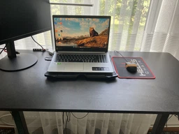 Стол с электрорегулировкой высоты RZTK eDesk 2 1200 х 600 мм Black фото от покупателей 5