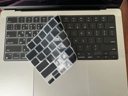 Накладка силікон на клавіатуру для Apple MacBook Pro 16" A2485 (2021) USA (013282) (black)