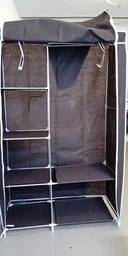 Шкаф складной каркасный STORAGE WARDROBE 68110 110 х 45 х 175 см Розовый тканевый (68110SWSHKBC13) TIN66 фото от покупателей 2