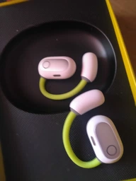 Бездротові навушники Baseus Eli Sport 1 Open-Ear TWS Earbuds, IPX4, BT5.3, 65mAh, 600mAh, 7.5h, Cosmic Black A00064400121-00 фото від покупців 5