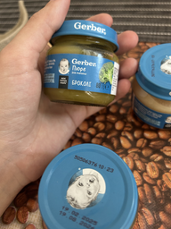 Овочеве пюре Gerber Брокколі з 6 місяців 80 г (5900452078433) фото від покупців 10