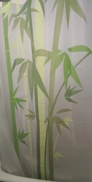 Шторка - занавеска для ванной Мій Дім Green Bamboo 180х180 cм NJ10109