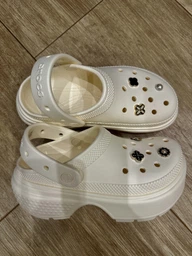 Тапочки CROCS Stomp Clog Pink 209347-6WQ 38-39 фото от покупателей 4