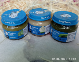 Овочеве пюре Gerber Брокколі з 6 місяців 80 г (5900452078433) фото від покупців 6