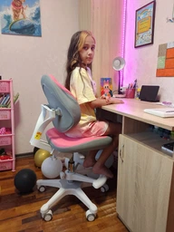 Дитяче крісло Evo-Kids Mio Classic Dark Pink (арт.Y-405 DP) Темно-рожевий фото від покупців 2