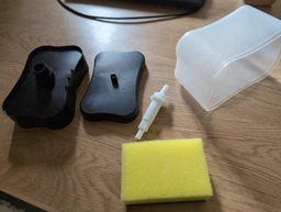Кухонний органайзер для миття посуду SOAP PUMP диспенсер-дозатор та підставка під губку (чорний) фото від покупців 4