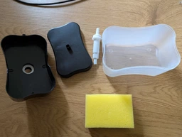 Кухонний органайзер для миття посуду SOAP PUMP диспенсер-дозатор та підставка під губку (чорний) фото від покупців 3