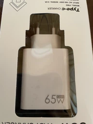 Зарядний пристрій GaN 65W USB-A (QC3.0) USB-C (PD3.0) + кабель USB-C 65W White фото від покупців 6