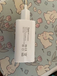 Зарядний пристрій GaN 65W USB-A (QC3.0) USB-C (PD3.0) + кабель USB-C 65W White фото від покупців 5
