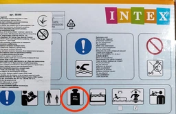 Плот надувной пляжный для плавания Intex 58546 Крокодил 168х86 см Зеленый (Intex 58546)