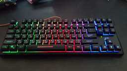 Клавиатура проводная 2E Gaming 2E-KG355UBK LED USB мембранная