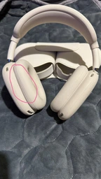 Чохол-накладка DK для Apple AirPods Max 1 / 2 | Silicone Candy Friendly 3в1 (ivory) фото від покупців 1