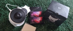 Ночник проектор звездного неба галактика Galaxy 19 сменных картриджей, домашний планетарий белый