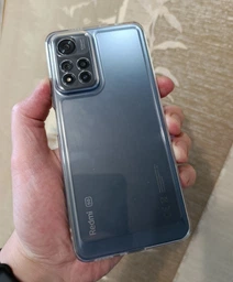 Силиконовый чехол Space Xiaomi Redmi Note 11 Pro + 5G (прозрачный) (38366)