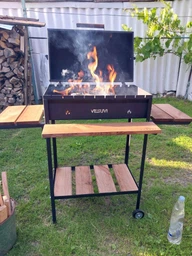 Мангал - гриль барбекю Vesuvi BBQ Wood 600 3 мм (m-Wood) фото от покупателей 19