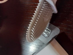 Ершик для унитаза DOAKT TPR 1.0 с силиконовой щеткой клейкий настенный White/Silver (YU001WS) фото от покупателей 1
