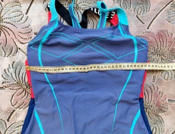 Купальник закритий для жінок Arena GRAPHIC SWIMSUIT SWIM PRO BACK синій, жовтий Жінки 40 фото від покупців 2