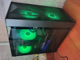 Корпус Prologix E102 Tempered Glass&Mesh Black фото от покупателей 12