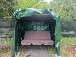 Захисний чохол для садової гойдалки Зелений 215x153x145 см