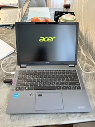 Ноутбук Acer TravelMate P4 13 TMP413-51-TCO-39XP (NX.B55EU.004) Slate Blue&nbsp;/ 13.3" IPS WUXGA / Intel Core i3-1315U / RAM 16 ГБ / SSD 512 ГБ / Зарядка по USB / Подсветка клавиатуры