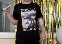 Підліткова футболка для хлопчика Спиногриз Tralaleo Tralala 10-00926 146 см Чорна (ROZ6501089734) фото від покупців 1