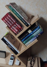Полка для книг в форме дерева, настольная полка для книг в цвете дуб сонома MS226 фото от покупателей 8