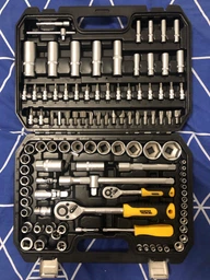 Набор насадок торцевых Mastertool CrV 1/4”-1/2” с трещоткой 108 предметов (78-5108) фото от покупателей 4