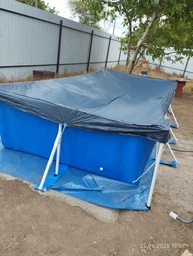 Прямоугольный каркасный бассейн 450 х 220 х 84 см Intex 28273 фото от покупателей 1
