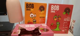 Натуральные фруктовые конфеты Bob Snail Яблочно-клубничные 100 г (4820219346487)