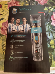 Профессиональная машинка для стрижки волос на аккумуляторе VGR V-695 с LED дисплеем и керамическими ножами IPX7 фото от покупателей 1