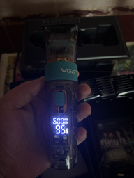 Профессиональная машинка для стрижки волос на аккумуляторе VGR V-695 с LED дисплеем и керамическими ножами IPX7 фото от покупателей 4