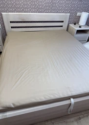 Простирадло на гумці MirSon Soft Elegance №15-1214 Warm Sand 70х190 см (2200010912708)