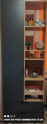Шафа Metkas Home A001R 800x420x2300 ЛДСП Кашемір - Дуб Артізан
