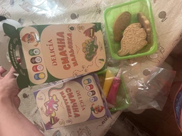 Печенье сахарное Делиция Вкусная рисовка Диносвит 175 г (4823102511214) фото от покупателей 2