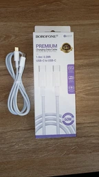 Кабель швидкого заряджання для телефону android iPhone Hoco X88 fast charge usb type c зарядный шнур юсб 3A xiaomi samsung redmi huawei realme oppo планшета для передачі даних 1 метр білий