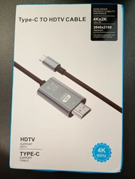 Адаптер перехідник 4K 60Hz Type-C to HDMI 2m метал, ПВХ, чорно-сірий (TH001-MPV20KG-460) фото від покупців 1