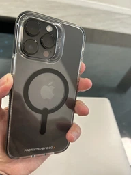 Чохол протиударний ZAGG Gear4 Piccadilly with MagSafe Case для Apple Iphone 14 Pro Max (6.7") Прозорий + Black фото від покупців 2