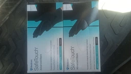 Рукавички нітрилові без пудри 3.5 гр MedTouch (Малайзія) чорні 100 шт/уп S