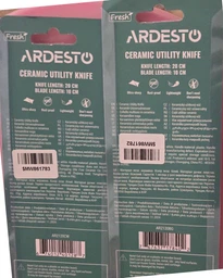 Ніж керамічний універсальний ARDESTO Fresh, 10см, кераміка, пластик, блакитний фото від покупців 2