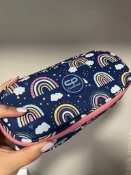 Пенал CoolPack Campus Follow Your Dreams "Радуги" 1 отделение + органайзер для ручек на молнии синий (E62598) фото от покупателей 2