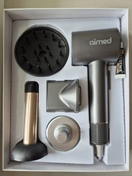 Фен стайлер AIMED Hair Master PRO с набором насадок Розовый фото от покупателей 1